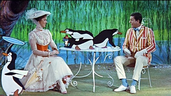 Julie Andrews as Marry Poppins from the movie