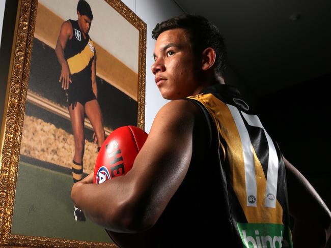 Daniel Rioli will make his debut for Richmond in Round 1. Picture: Tim Carrafa