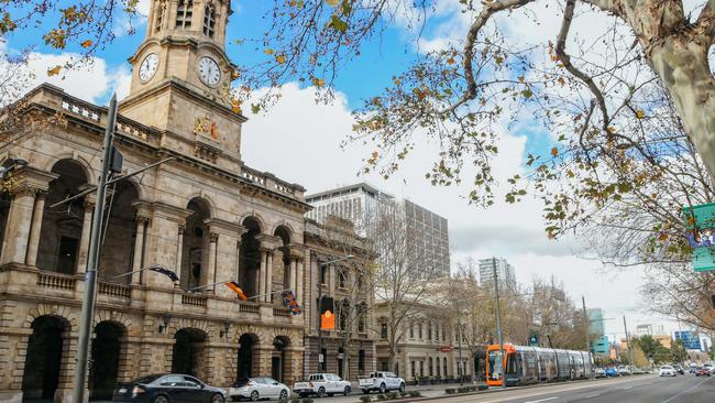 Adelaide City Council chambers. Picture: Jack Fenby