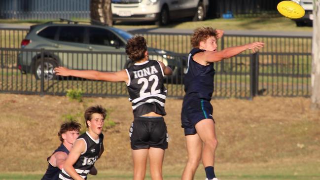 ATC's Jarvis Czarkowski in the ruck against Iona last Friday. Picture: Susan Middleton.