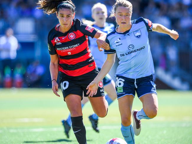 Sonnett during Sydney’s final round victory. Pic: AAP