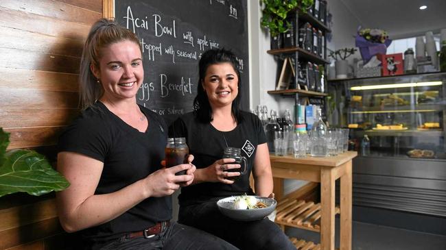 NEW LOOK: The Yard on Glebe owner Letesha Dean and head chef Kacey Rawson. Picture: Rob Williams