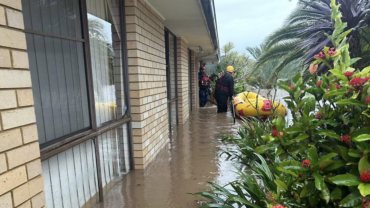 As the clean-up begins, two men have allegedly decided to take advantage of the chaos. Picture: SES via NewsWire