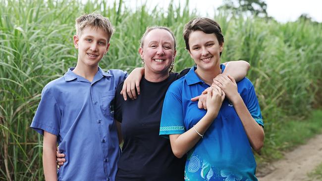 “We all know how hard she works for us. She is the best mother in the world,” son Tobias said. Picture: Brendan Radke