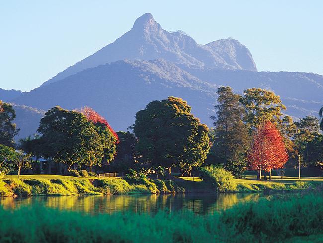 View of Mount Warning, near Byron Bay, northern NSW