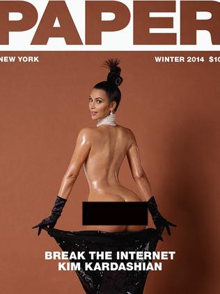 Kim K’s Paper mag cover. Picture: Paper magazine