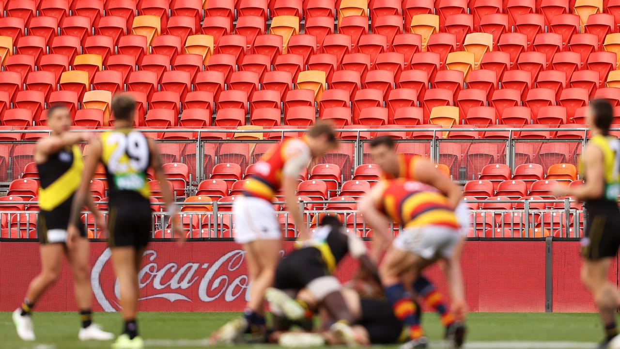 Richmond played Adelaide at Giants Stadium on Sunday. Picture: Getty Images