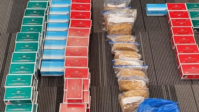 A tip off has led police to a huge tobacco haul in the Murray Mallee. Pictures: SA Police