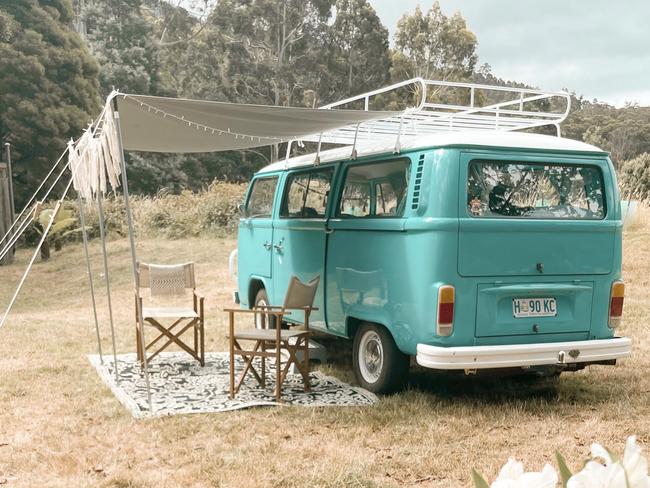 Kombi Kamp seven Sally TBC Photography. For TasWeekend travel story by Judy Augustine.