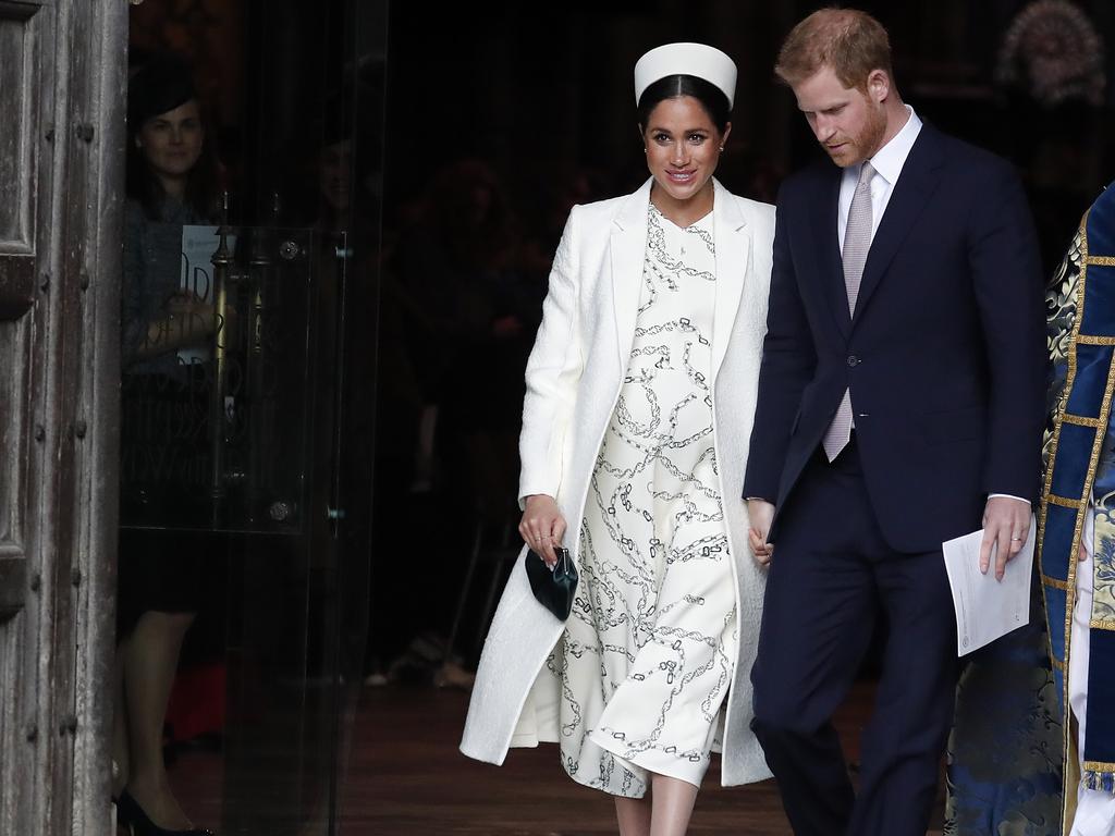 Meghan and Harry will welcome their first child this month. Picture: AP