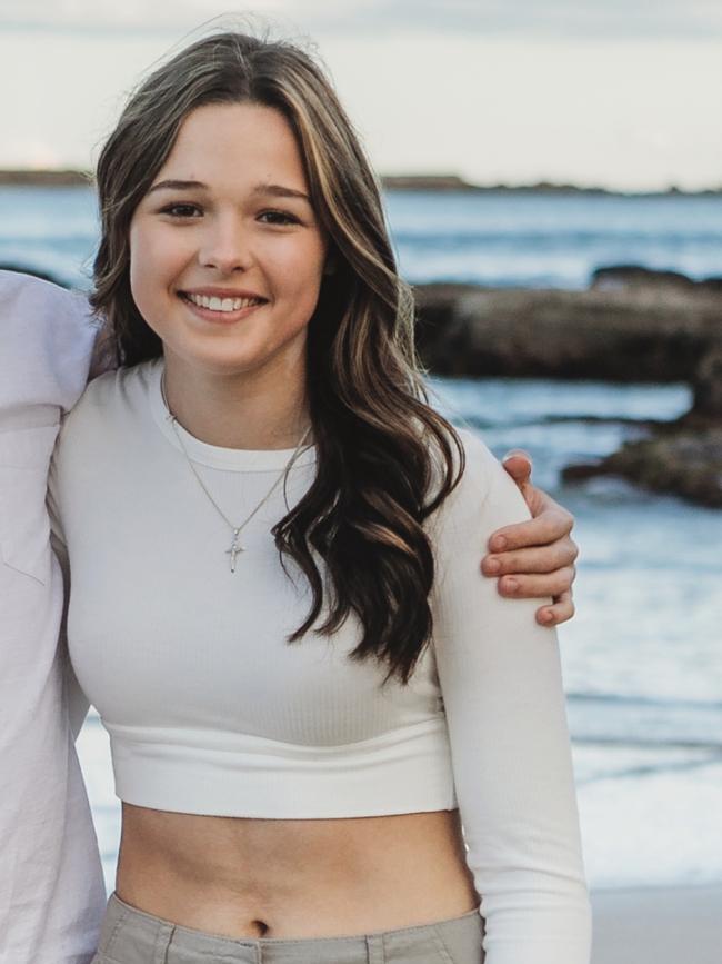 Gabby was one of the five teens killed in last week’s horror Buxton crash.
