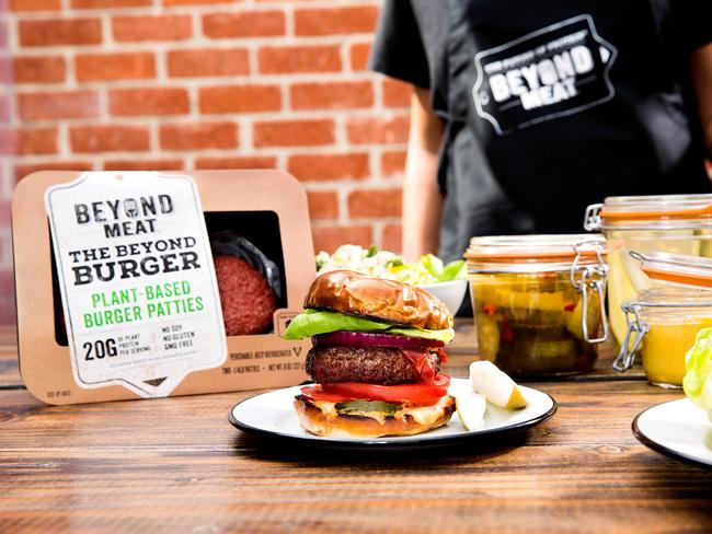 The Beyond Burger is the world's only plant-based burger that looks, cooks, and satisfies so much like ground beef patty. Picture: Supplied