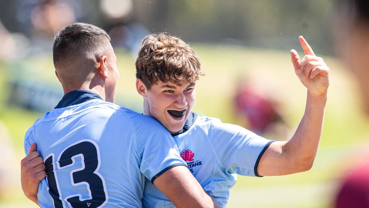 Flynn Farrell celebrates scoring. Picture: Julian Andrews