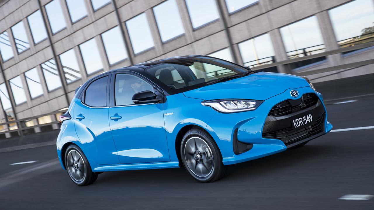 The Toyota Yaris is only available with hybrid power in 2024.