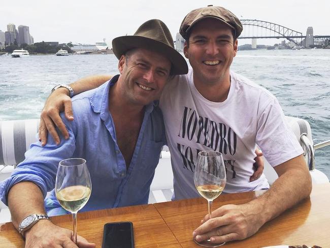 Karl was also embroiled in the Ubergate scandal involving his brother Pete. Picture: Instagram