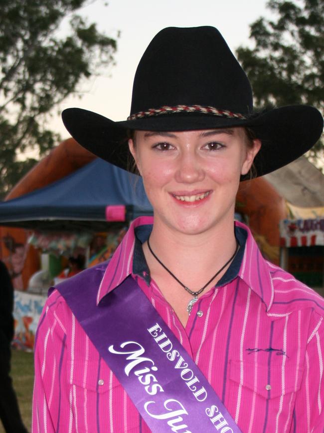 2011 Eidsvold Junior Miss Showgirl Helena Theuerkauf performed a number of duties at the Show. Photo Rose Reed / Central & North Burnett Times
