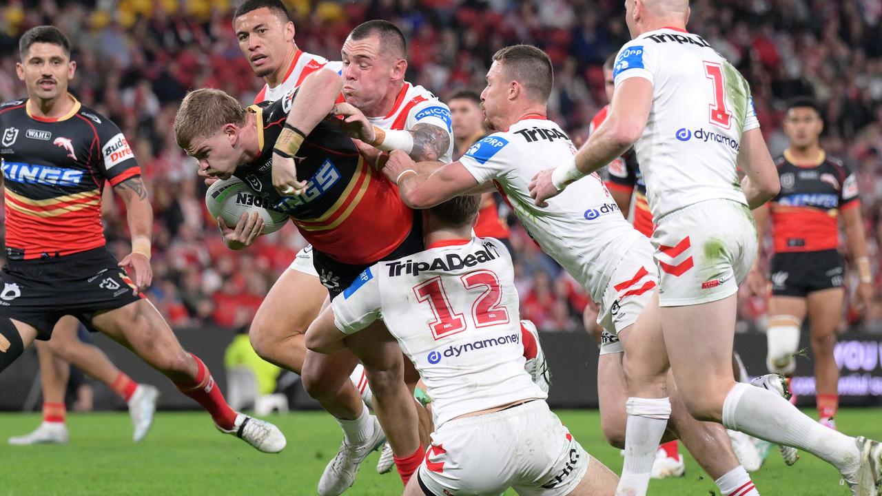 NRL Live: Dolphins start fast against Dragons, Storm almost-perfect