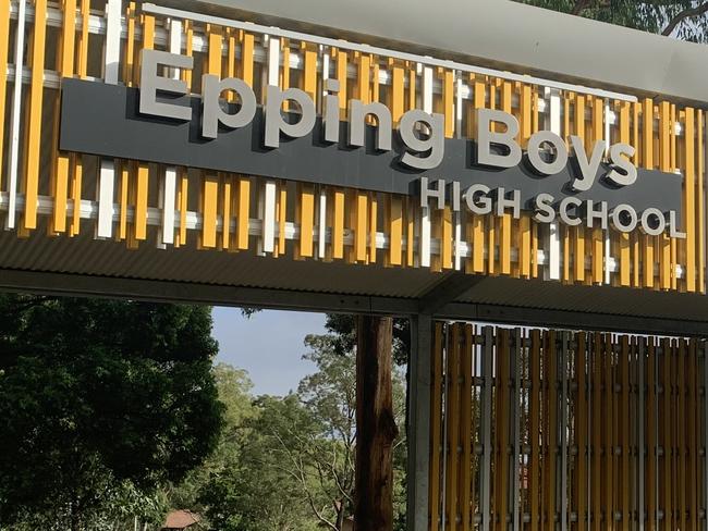 A deserted Epping Boys High School this morning. Picture: Adeshola Ore