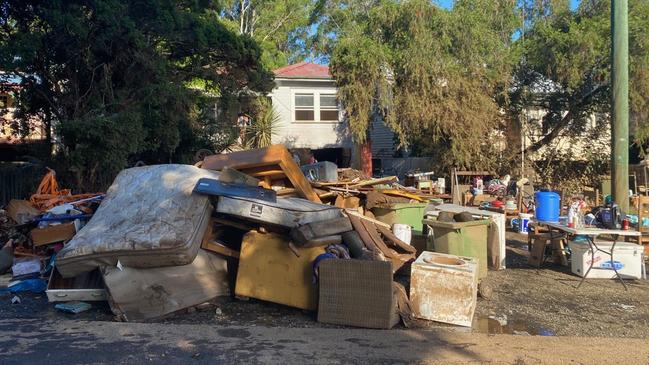 Lismore resident Courtney O'Brien had 2.5m of floodwater destroy her home in February. The Two Rooms project has installed donated gyprock into two rooms of Ms O'Briens home as part of the community recovery effort to help flood impacted residents live in their homes.