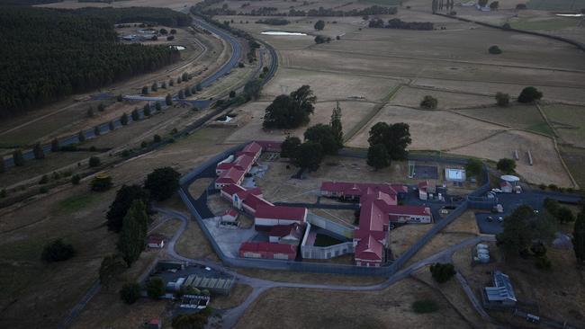 Hot Air Balloon Tasmania during a flight from Deloraine to Hagley, Ashley Youth Detention Centre. PICTURE CHRIS KIDD