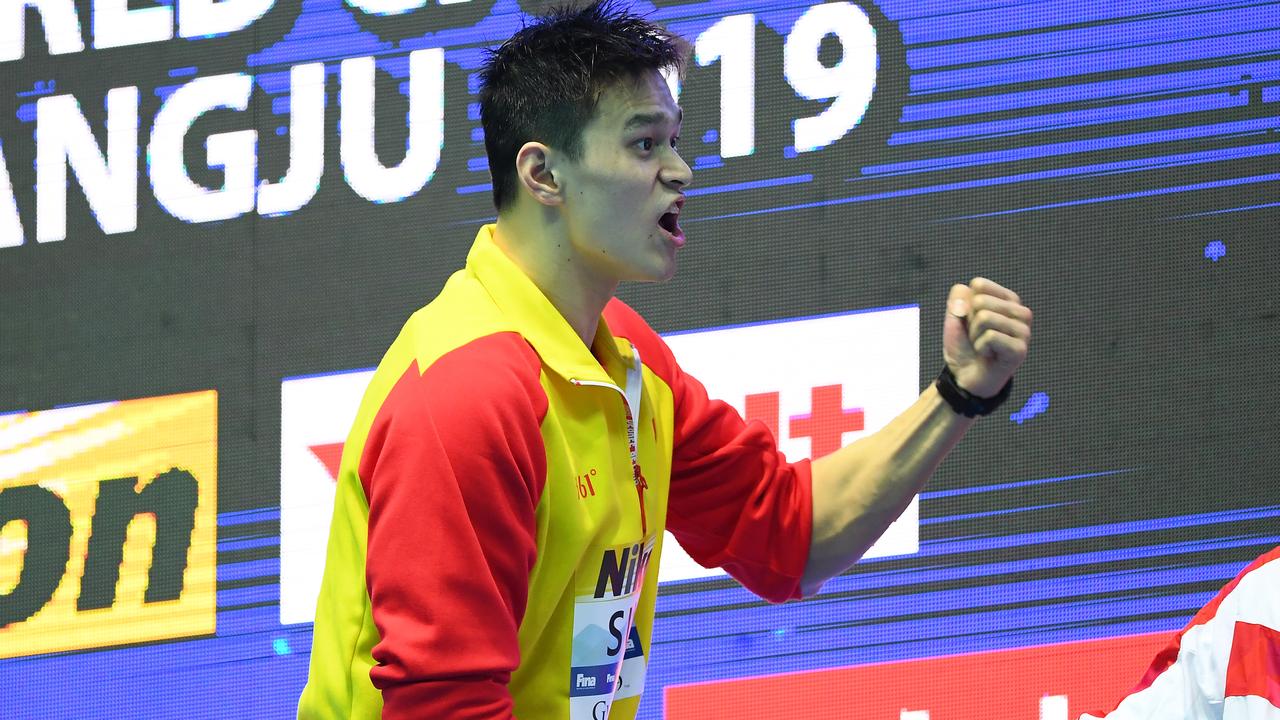 Sun Yang took aim at Duncan Scott for snubbing him.