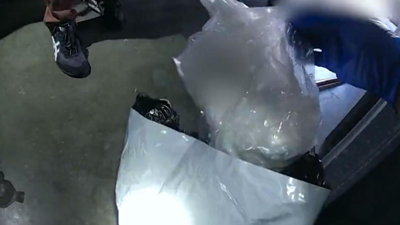 Police allege a quantity of drugs was found inside a storage shed in the Rockhampton suburb of Norman Gardens. Picture: Queensland Police Service