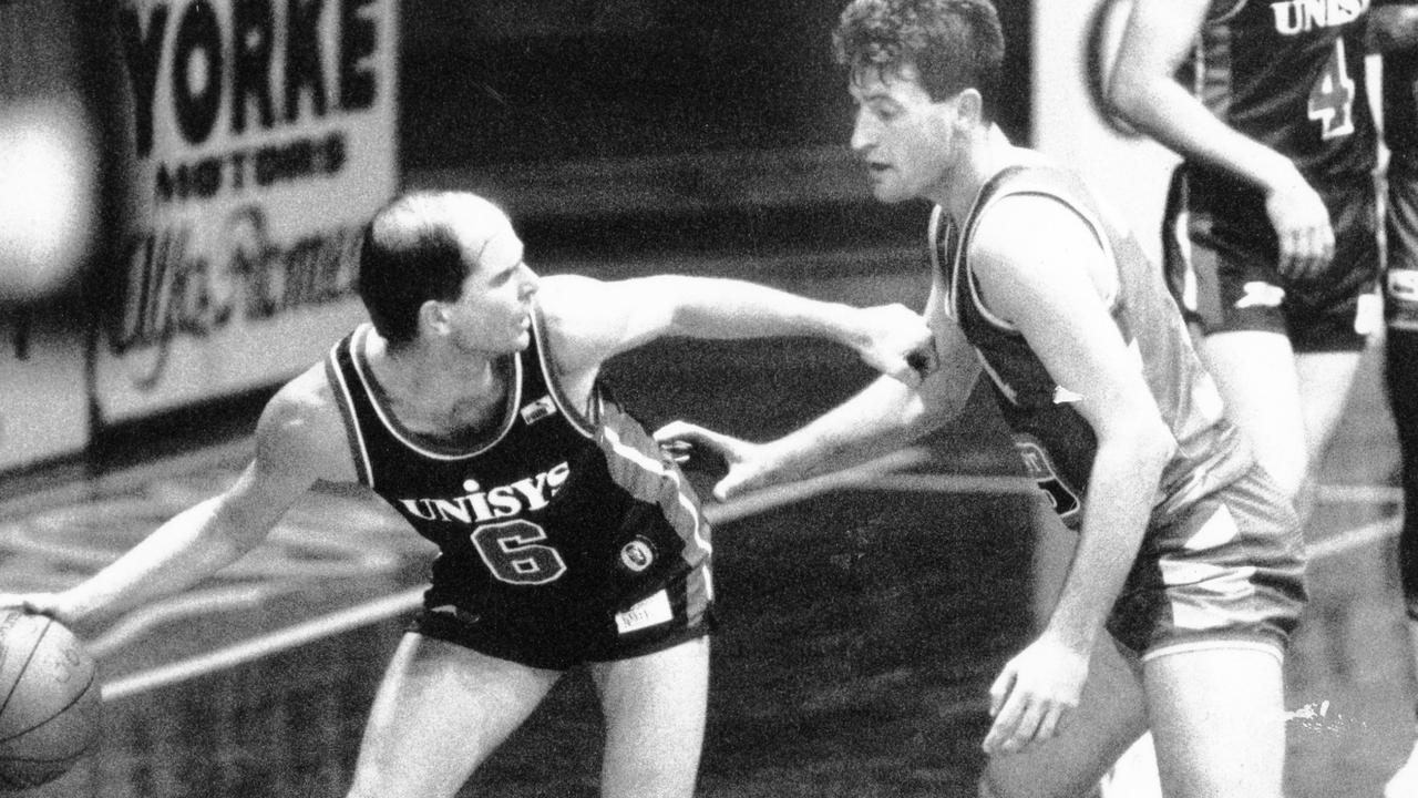 Canberra legend Phil Smyth when the Cannons were a dominant force in Australian basketball.