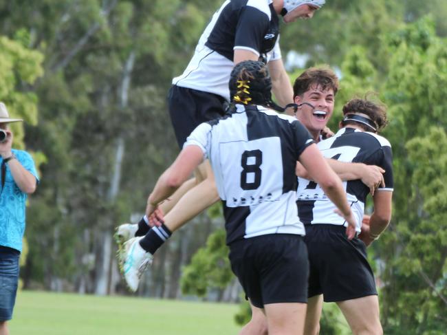 AIC First XV rugby action between Iona and Ashgrove.