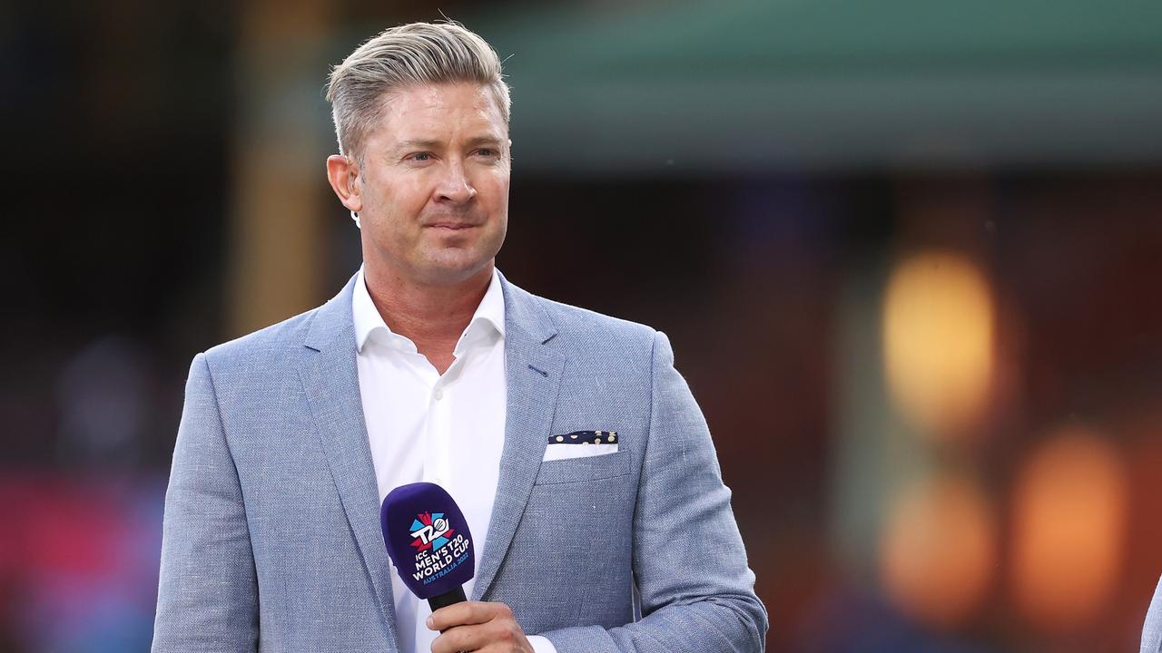 Michael Clarke was part of the commentary team at the 2022 ICC Men's T20 World Cup. Picture: Mark Kolbe