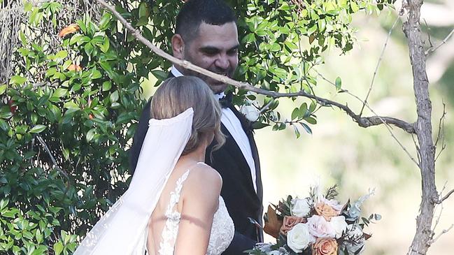 The Greg Inglis wedding at Peppers in the Hunter Valley. Picture by Peter Lorimer