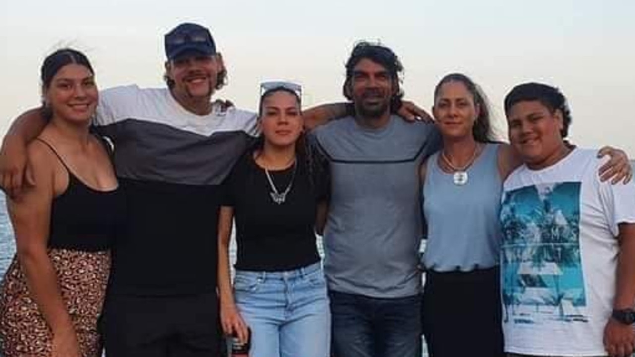 The May family at the Jetty October 2021. (L-R) Kailah May, Jozua May, Tyrah May, James May, Tara May, Marley May.