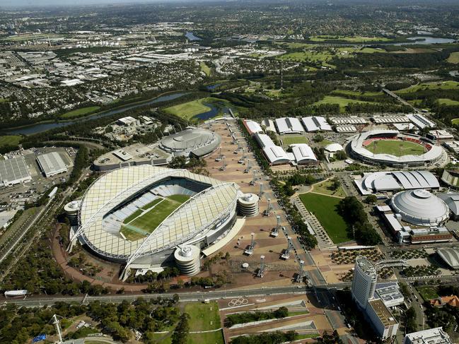 Sydney Olympic Park is being tested for asbestos. Picture: John Appleyard