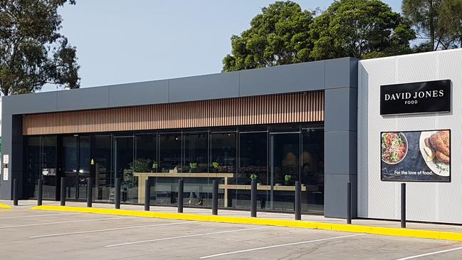 Ringwood's BP service station on Maroondah Highway now has a David Jones food store. Picture: Kiel Egging