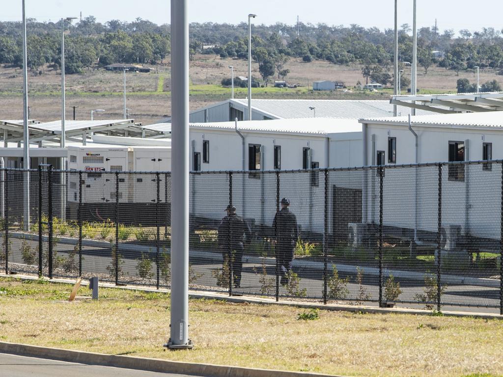 The mothballed Queensland Regional Accommodation Centre at Wellcamp. Picture: Nev Madsen.