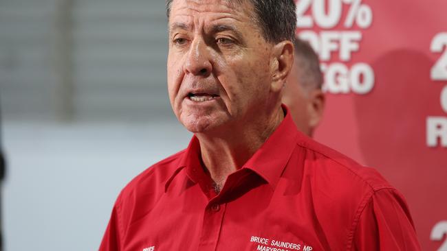 Former member for Maryborough Bruce Saunders.