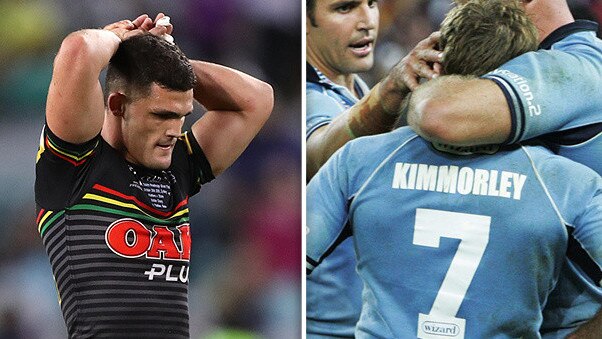 Brett Kimmorley has a message for Blues halfback Nathan Cleary.