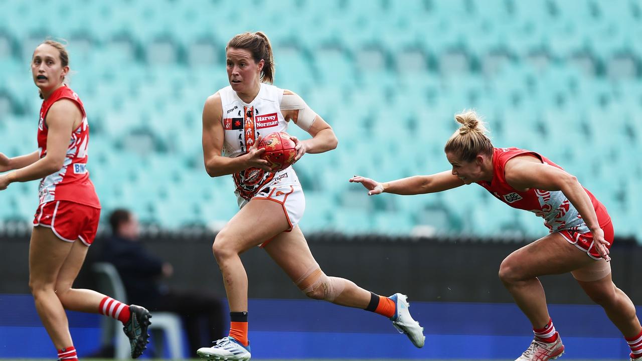 Nicola Barr starred for GWS.