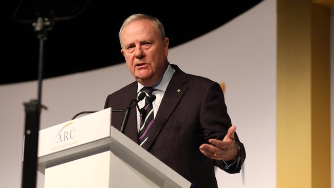 Former treasurer Peter Costello, who said the best way to control spending is not to spend in the first place. Picture: Jane Dempster