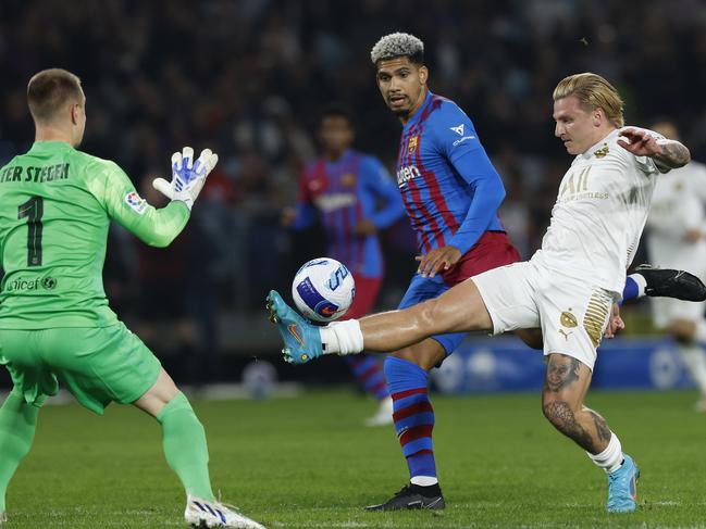 The striker was one of the first names picked in the A League Men’s All-Star match against Barcelona. Picture: Mark Evans/Getty Images