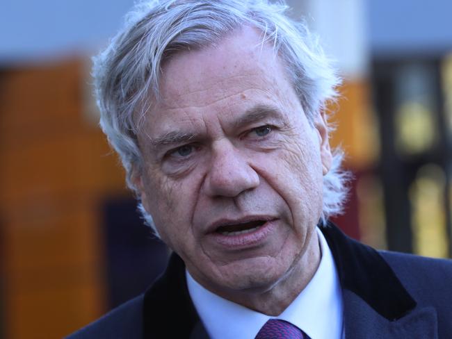 Victorian Liberal Party president Michael Kroger leaves the Federal Court in Melbourne, Thursday, June 14, 2018. The Victorian Liberal party are in a dispute with their biggest donor, the Cormack Foundation, and its  $70 million war chest. (AAP Image/David Crosling) NO ARCHIVING