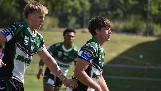 Meninga Cup semi-final action between the Ipswich Jets and Townsville Blackhawks. Saturday April 15, 2023.