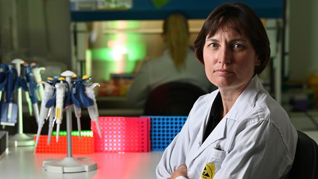 Forensic biologist Kirsty Wright. Picture: Lyndon Mechielsen