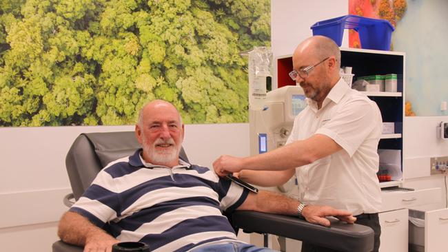 WORTH BOTTLING: Ballina resident Jim Roberts is donating plasma after recovering from COVID-19 contracted from the Ruby Princess. His plasma will be used in joint research to find a vaccine between Australian Red Cross Lifeblood and CSL Behring Australia.