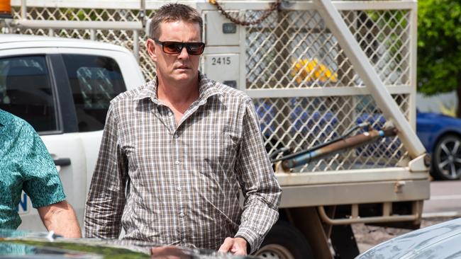 Neil Mellon arriving at the Darwin Local Court on Thursday. Picture: NCA NewsWire/ Pema Tamang Pakhrin.