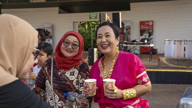 Territorians enjoying a Red Cross event in Darwin, June 2024. Picture: Pema Tamang Pakhrin