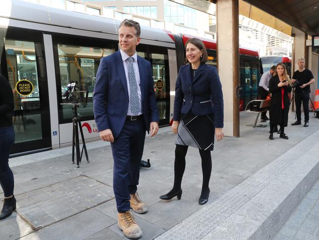 Pedestrian safety in the inner city has become an issue for Transport Minister Andrew Constance. Picture: Richard Dobson