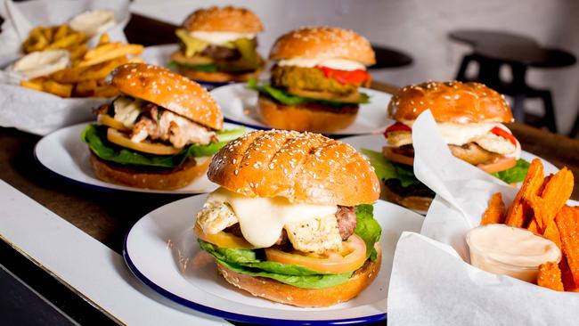 Vegan burgers at Soul Burger, Randwick.