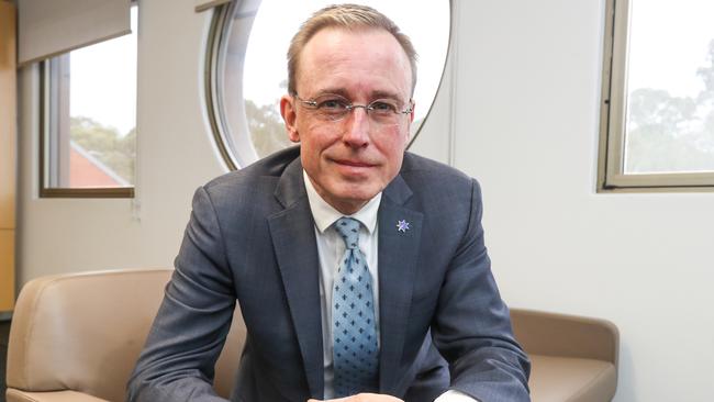 Business SA chief executive Martin Haese protecting staff mentally, as well as financially, is key to get through the coronavirus crisis. Picture: Kelly Barnes.