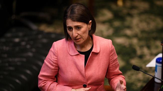 Ms Berejiklian faces a rowdy Question Time on Tuesday. Picture: AAP/Pool