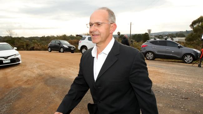 Zlate Cvetanovski leaves Loddon Prison in Victoria on bail on Tuesday. Picture: Stuart McEvoy